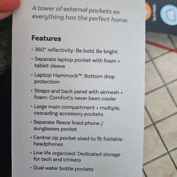 High Sierra Swoop SG Backpack 17" Laptop Pocket, Camo New w/tags - Picture 11 of 16